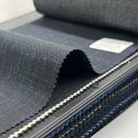 46553-28 25SSHERDREX [LANA Y LINO] Lana Y Lino, Azul Marino, Entretejido[Textil] Compañía Kunishima Co., Ltd. Foto secundaria