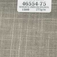 46554-75 25SSHERDREX [LANA Y LINO] Tejido De Lana Y Lino Beige[Textil] Compañía Kunishima Co., Ltd. Foto secundaria