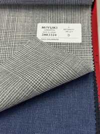 2MK3324 25SS Textil MIYUKI VARAIETES MOTOMACHI Cuadros Gris Claro Fábricas De Lana Miyuki Subfoto