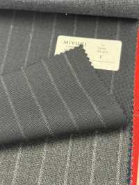 2MN3380 25SS Textil MIYUKI VARAIETES GINZA Raya Azul Marino Fábricas De Lana Miyuki Subfoto