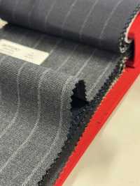 2MN3391 25SS MIYUKI Textile GINZA Raya Gris Cielo Carbón Fábricas De Lana Miyuki Subfoto