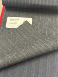 2MK3081 25SS MIYUKI Textil ACTIVA Raya Gris Cielo Carbón Fábricas De Lana Miyuki Subfoto