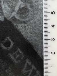 URJ-084 Forro 100% Cupro Italiano Estampado Periódico Y Rosas Monocromáticas[Recubrimiento] TCS Subfoto