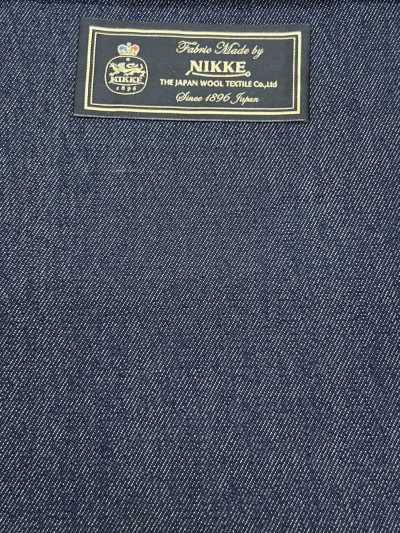 896S4311-38 NIKKE DENIM DE LANA Azul marino liso S140s