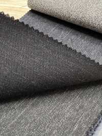 NMAFD009-51 NIKKE WOOL DENIM Negro Sin Patrón Hilo único 120 Hilo único[Textil] Níquel Subfoto