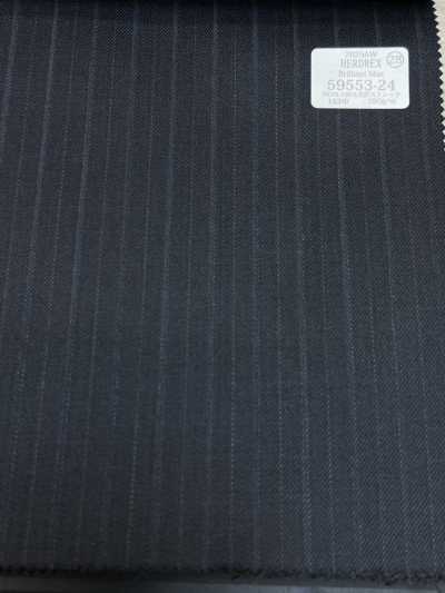 59553-24 26AW HERDREX [Brilliant Max] Rayas alternas azul marino profundo