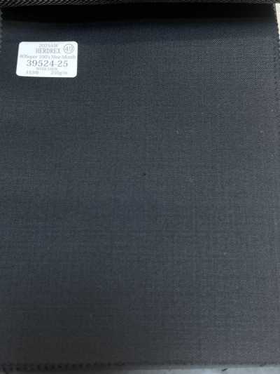 39524-25 26AW HERDREX [80 SUPER 100'S NINE MONTH] Azul marino oscuro liso