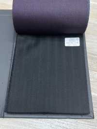 49578-17 25AW HERDREX [Seda Y Lana] Seda Y Lana Raya Sombra Negra[Textil] Compañía Kunishima Co., Ltd. Subfoto