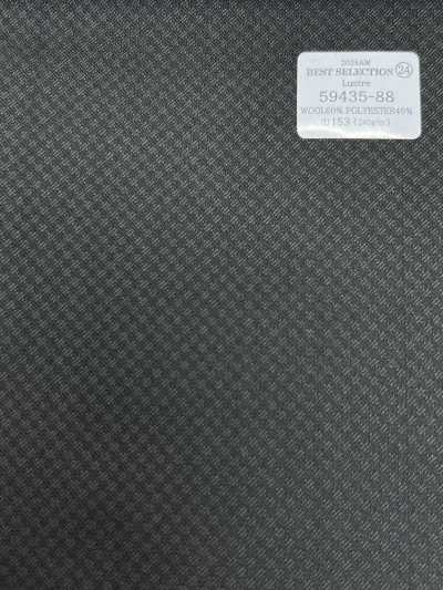 59435-88 26AW BEST SELECTION [Lustre] Patrón tejido de cuadros gris Lustre