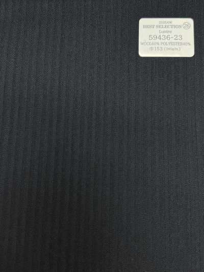 59436-23 26AW BEST SELECTION [Lustre] Rayas sombra azul marino