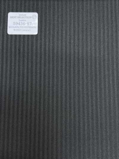 59436-87 26AW MEJOR SELECCIÓN 【Lustre】Raya sombra gris