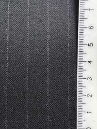 29415-23 25AW MEJOR SELECCIÓN [Tela Tradicional] Tela Tradicional Raya Gris Cielo Carbón[Textil] Compañía Kunishima Co., Ltd. Subfoto