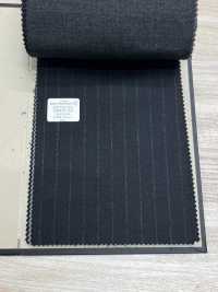 29415-23 25AW MEJOR SELECCIÓN [Tela Tradicional] Tela Tradicional Raya Gris Cielo Carbón[Textil] Compañía Kunishima Co., Ltd. Subfoto