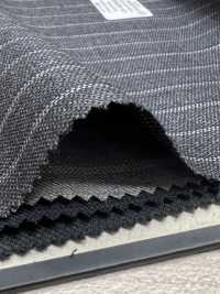 09406-40 25AW MEJOR SELECCIÓN [Tela Tradicional] Tela Tradicional, Elástica Repelente Al Agua, Rayas Grises[Textil] Compañía Kunishima Co., Ltd. Subfoto