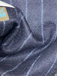 55CN5506 CANONICO JERSEY DE FRANELA PEINADA AZUL MARINO CON RAYAS DE TIZA[Textil] CANÓNICO Subfoto