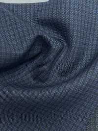 3MK3740 25AW ACTIVA Check Navy[Textil] Fábricas De Lana Miyuki Subfoto