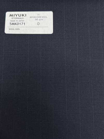 5MK0171 MIYUKI EVER WOOL (Miyuki Ever Wool) azul marino a rayas
