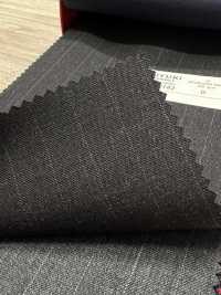 5MK0182 MIYUKI EVER WOOL Rayas Carbón Cielo Gris[Textil] Fábricas De Lana Miyuki Subfoto