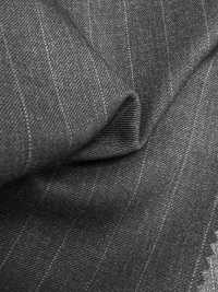 5MK0182 MIYUKI EVER WOOL Rayas Carbón Cielo Gris[Textil] Fábricas De Lana Miyuki Subfoto