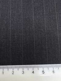 5MK0182 MIYUKI EVER WOOL Rayas Carbón Cielo Gris[Textil] Fábricas De Lana Miyuki Subfoto