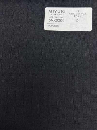 5MK0204 MIYUKI EVER WOOL (Miyuki Ever Wool) Rayas sombra azul marino oscuro