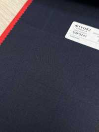 5MK0241 MIYUKI EVER WOOL Shadow Windowpane Azul Marino[Textil] Fábricas De Lana Miyuki Subfoto