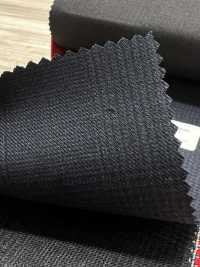 5ML0365 MIYUKI EVER WOOL Glen Check Azul Marino[Textil] Fábricas De Lana Miyuki Subfoto