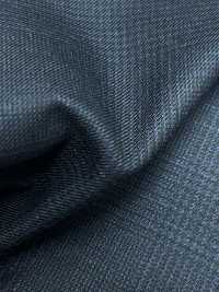 5ML0365 MIYUKI EVER WOOL Glen Check Azul Marino[Textil] Fábricas De Lana Miyuki Subfoto