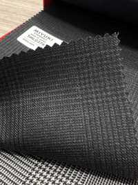 5ML0376 MIYUKI EVER WOOL Glen Check Gris Cielo Carbón[Textil] Fábricas De Lana Miyuki Subfoto