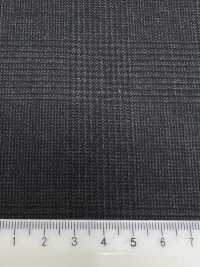 5ML0376 MIYUKI EVER WOOL Glen Check Gris Cielo Carbón[Textil] Fábricas De Lana Miyuki Subfoto