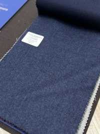 CNB8003 CANONICO Franela Estándar Super 120's Azul Sin Patrón[Textil] CANÓNICO Subfoto