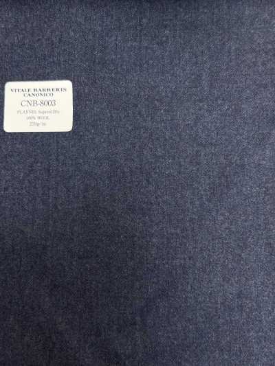 CANONICO franela estándar Super120's azul liso