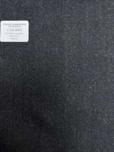 CNB8004 CANONICO franela estándar Super120's gris carbón liso