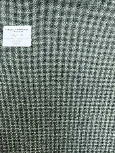 CNJ310 CANONICO Standard 21μ MONTECARLO tejido para chaquetas Hopsack verde liso