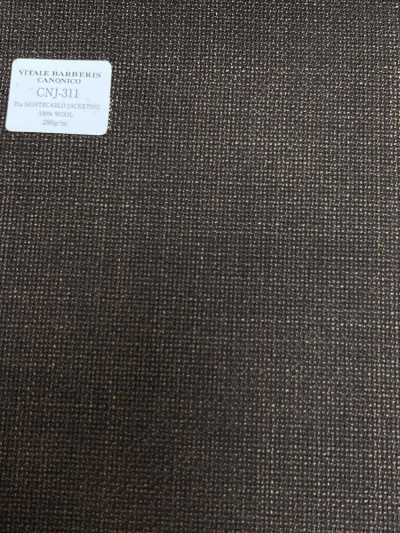 CNJ311 CANONICO (Canonico) Standard 21μ MONTECARLO tejido para chaquetas Hopsack marrón liso