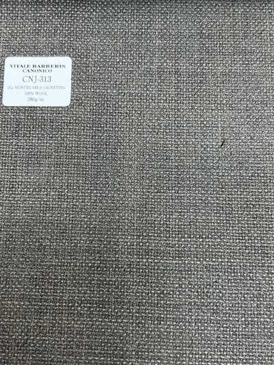CNJ313 CANONICO (Canonico) Standard 21μ MONTECARLO Tejido para chaquetas Hopsack liso beige