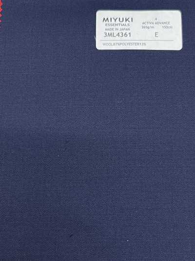 3ML4361 26SS MIYUKI Fabrics ESSENTIALS ACTIVA ADVANCE azul marino liso