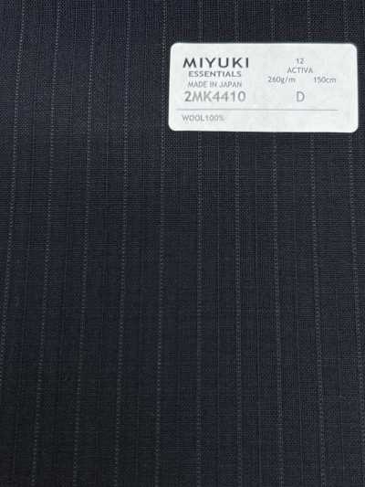 2MK4410 26SS MIYUKI Tejido ESSENTIALS ACTIVA Rayas azul marino