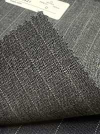 2MK4421 26SS Miyuki Textile MIYUKI ESSENTIALS ACTIVA Raya Gris Cielo Carbón Fábricas De Lana Miyuki Subfoto