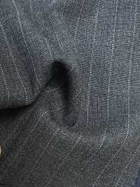 2MK4421 26SS Miyuki Textile MIYUKI ESSENTIALS ACTIVA Raya Gris Cielo Carbón Fábricas De Lana Miyuki Subfoto