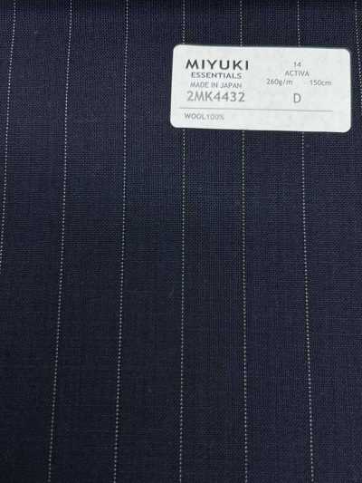 2MK4432 26SS Tejido Miyuki MIYUKI Essentials ESSENTIALS ACTIVA rayas azul marino
