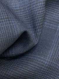 2MK4454 26SS Miyuki Textile MIYUKI ESSENTIALS ACTIVA Cuadros Azul Marino Fábricas De Lana Miyuki Subfoto