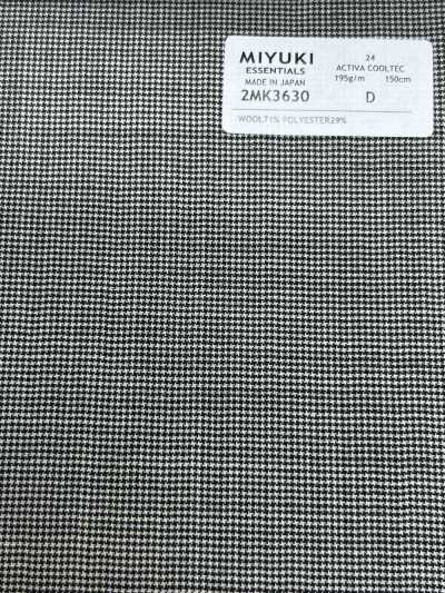 2MK3630 26SS MIYUKI Tejido MIYUKI ESSENTIALS ACTIVA ACTIVA COOLTEC gris claro patrón pequeño