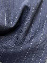 2ML4556 26SS Miyuki Textile MIYUKI Essentials TROPICS Rayas Azul Marino Fábricas De Lana Miyuki Subfoto