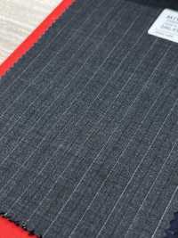 2ML4560 26SS Miyuki Textile MIYUKI Essentials TROPICS Raya Gris Cielo Carbón Fábricas De Lana Miyuki Subfoto