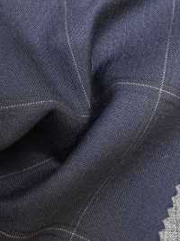 2ML4571 26SS Miyuki Textile MIYUKI Essentials TROPICS Cuadros Azul Marino Fábricas De Lana Miyuki Subfoto