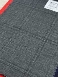 2ML4582 26SS Miyuki Textile MIYUKI Essentials TROPICS Cuadros Gris Medio Fábricas De Lana Miyuki Subfoto