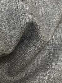 2ML4582 26SS Miyuki Textile MIYUKI Essentials TROPICS Cuadros Gris Medio Fábricas De Lana Miyuki Subfoto