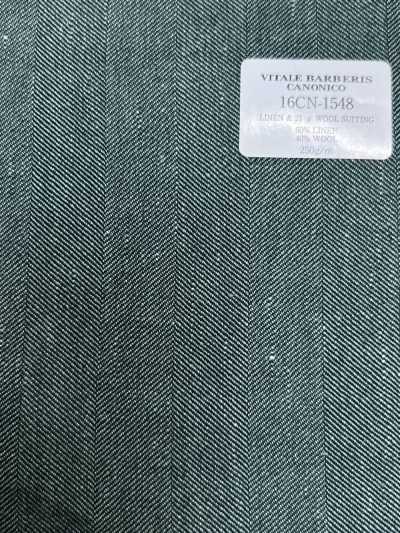 16CN1548 26SS VBC Vitale Barberis Canonico TEJIDO PARA TRAJE DE LINO Y LANA 21 μ
