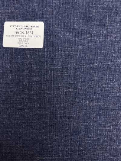 16CN1551 26SS VBC Vitale Barberis Canonico SUPERSONIC lana, seda y lino con elasticidad natural tropical